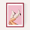 These Boots - Glitter Pink