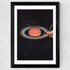 Galactic DJ Wide Black Frame