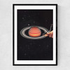 Galactic DJ Narrow Black Frame