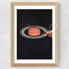 Galactic DJ Wide Oak Frame