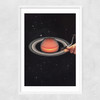Galactic DJ Narrow White Frame
