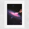 Cosmic Cotton Candy Wide White Frame