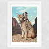 Cat Lone Ranger Wide White Frame