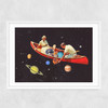Big Bang Generation Narrow White Frame