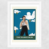 The Mardy Bum Wide White Frame