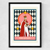 The Queen Medium Black Frame