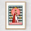 The Queen Medium Oak Frame