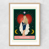 The Lover Narrow Oak Frame