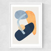 Mila Medium White Frame