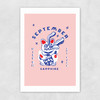 Sapphire Unframed Print
