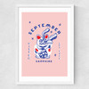Sapphire Medium White Frame