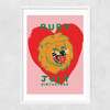 Ruby Narrow White Frame