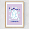 Diamond Medium Oak Frame