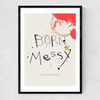 Born Messy Narrow Black Frame