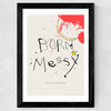 Born Messy Wide Black Frame