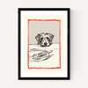 Dog With Plate
