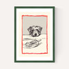 Dog With Plate
