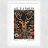 William Morris Stag Wide White Frame
