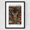 William Morris Stag Medium Black Frame