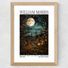 William Morris Moon Woodland Wide Oak Frame