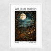 William Morris Moon Woodland Narrow White Frame