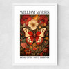 William Morris Butterfly Medium White Frame