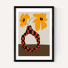Modern Pottery and Flower