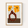 Modern Pottery and Flower