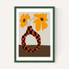 Modern Pottery and Flower