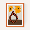 Modern Pottery and Flower