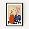 Two Blooming Pottery