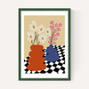 Two Blooming Pottery
