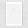 The Swan l Unframed Print