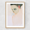 Nude Portrait Narrow Oak Frame