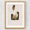 Kneeling Wide Oak Frame