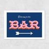 The Bar Unframed Print