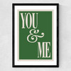 You And Me Medium Black Frame