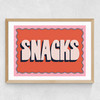 Snacks Medium Oak Frame