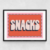 Snacks Narrow Black Frame