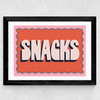 Snacks Wide Black Frame