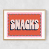 Snacks Narrow Oak Frame