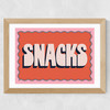 Snacks Wide Oak Frame