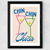 Chin Chin Wide Black Frame