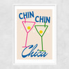 Chin Chin Narrow White Frame