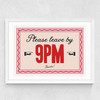0.875 Medium White Frame