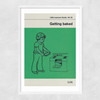 Getting Baked Narrow White Frame