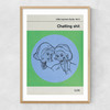 Chatting Shit Narrow Oak Frame