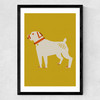 Boxer by Christina Hagerfors Medium Black Frame