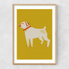 Boxer by Christina Hagerfors Narrow Oak Frame