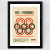 Mexico '68 Matchbox IV Wide Black Frame